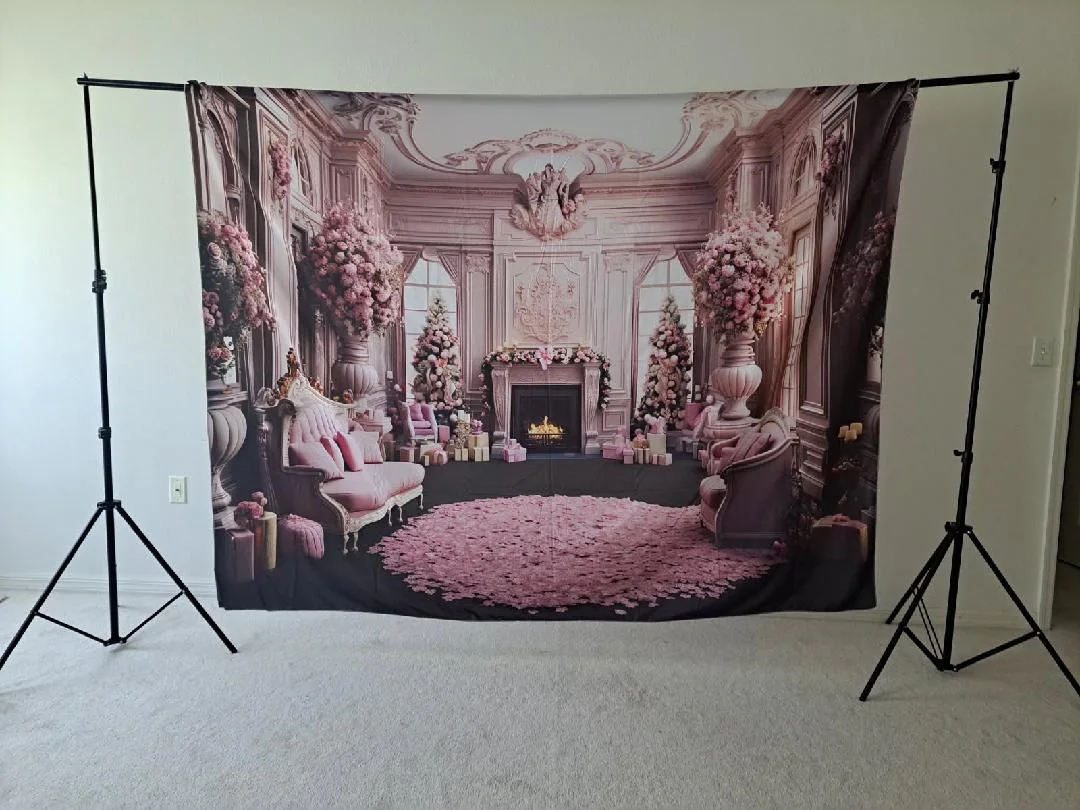 Decorative themed event backdrop